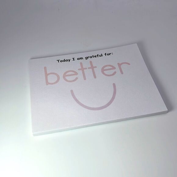 NWT Better U I AM GRATEFUL FOR: sticky notes notepad - Picture 2 of 3